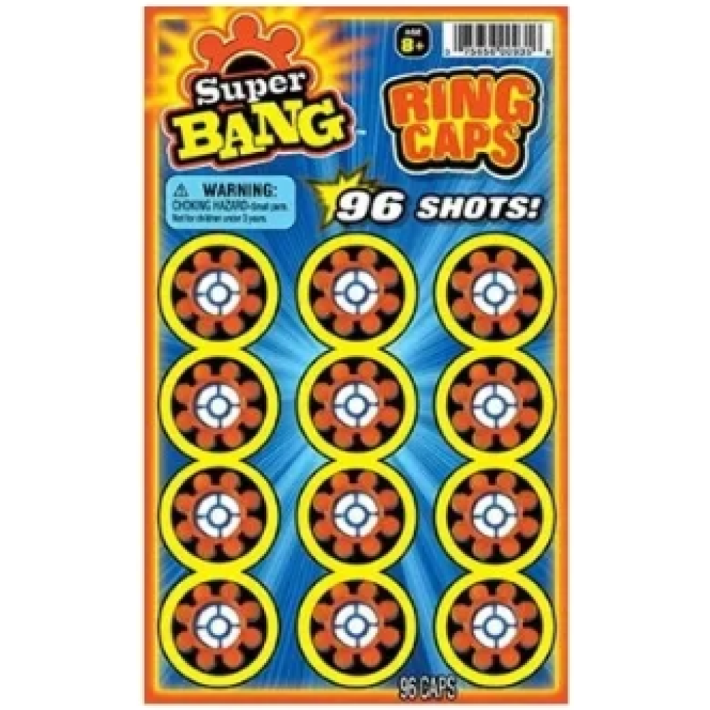 Case of 48 8-Shot Ring Caps Refill for Gonher Cap Guns #935