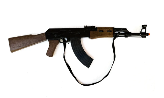 Case of 6 GONHER AK-47 Style 8 Shot Cap Assault Gun Rifle - Black 137/6